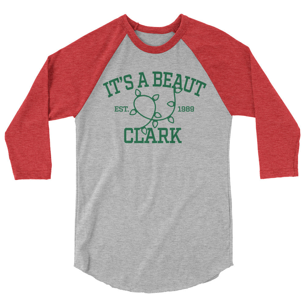 "It's a Beaute Clark" 3/4 Raglan Premium Raglan Shirt