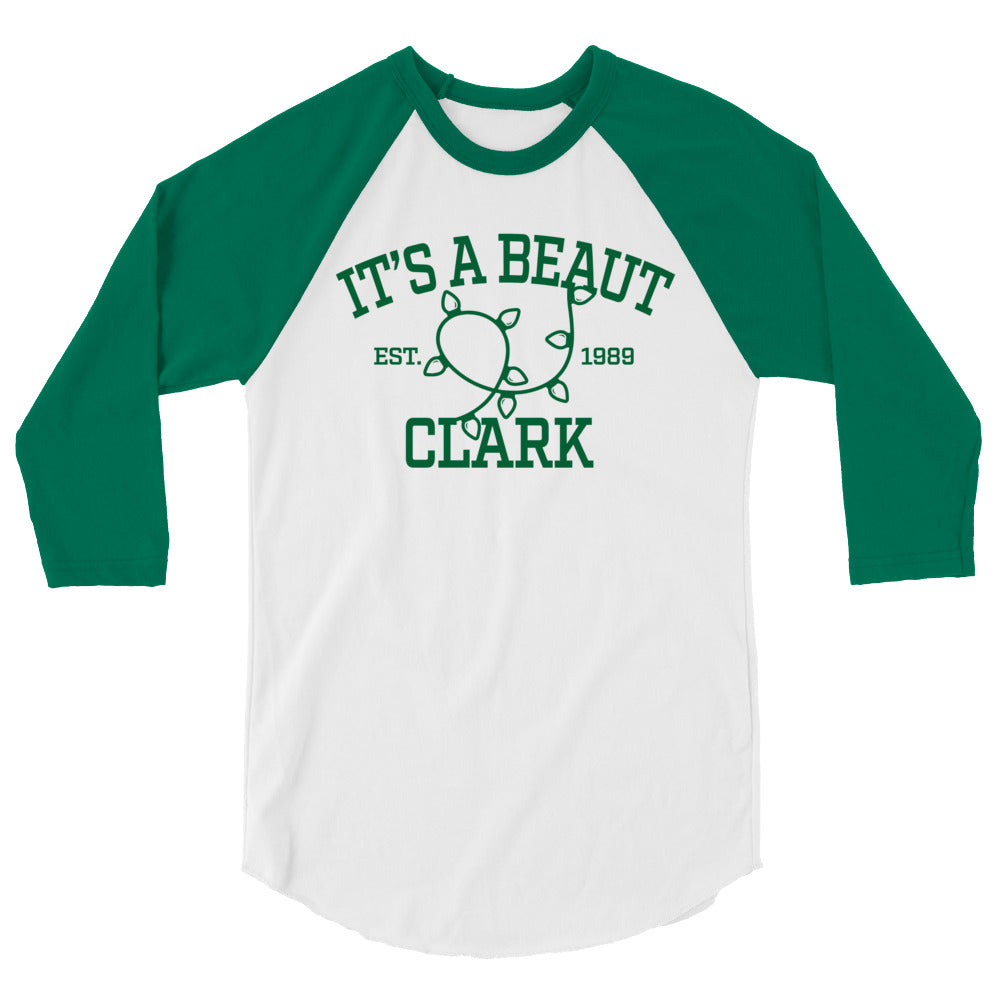 "It's a Beaute Clark" 3/4 Raglan Premium Raglan Shirt