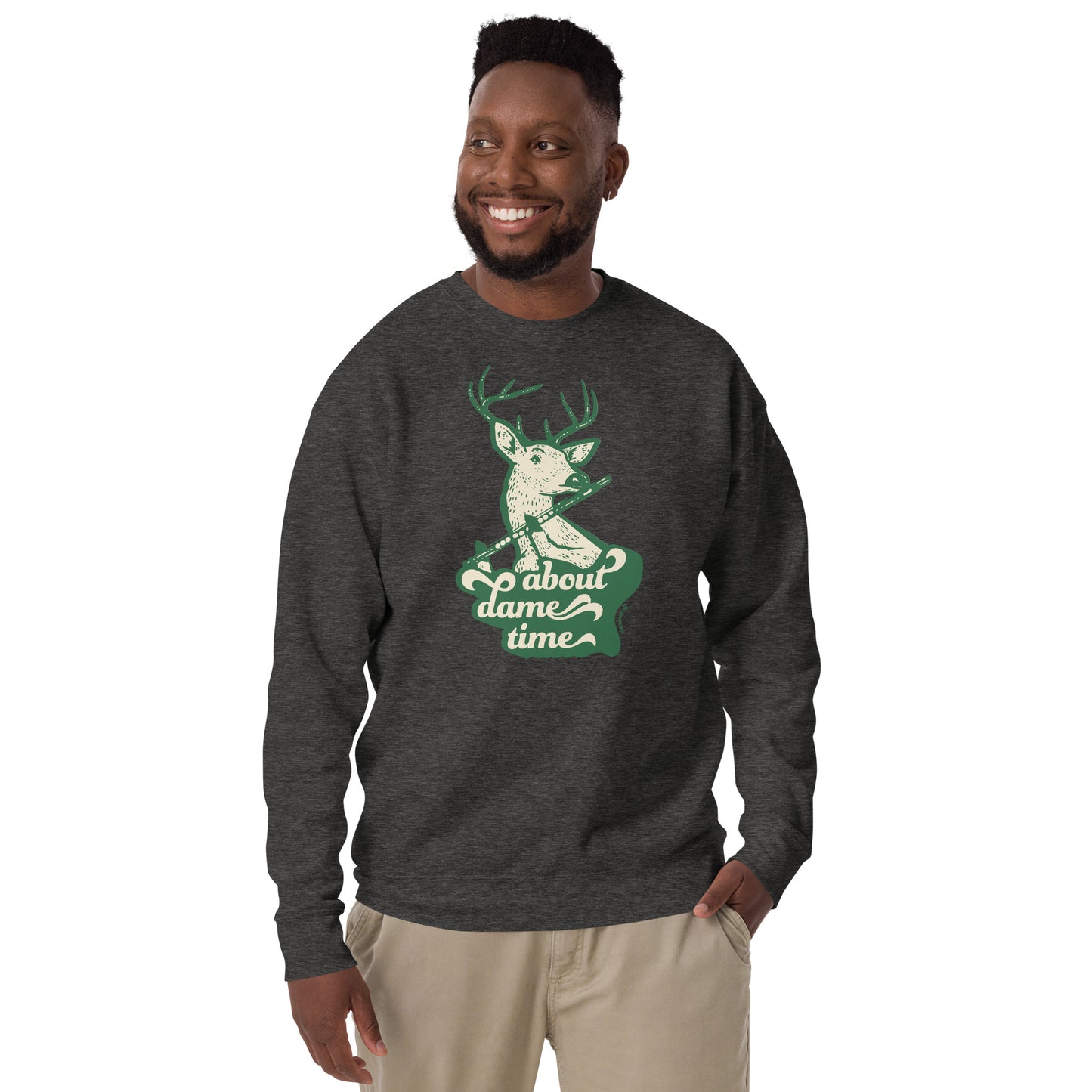 About Dame Time Unisex Premium Sweatshirt