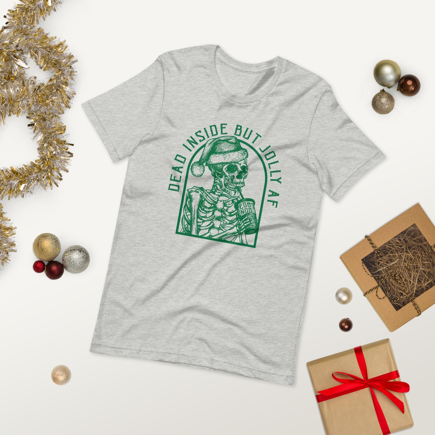 Dead Inside But Jolly AF Premium Cotton T-Shirt