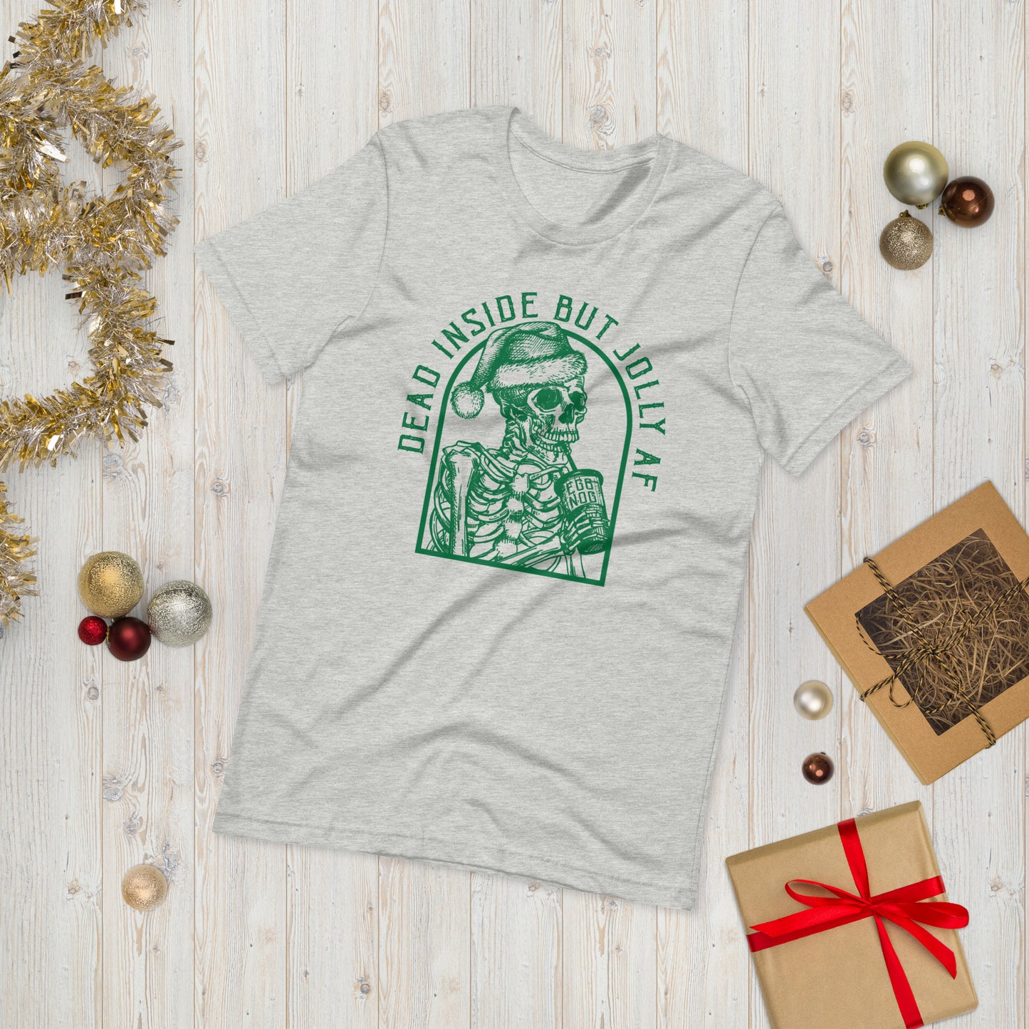 Dead Inside But Jolly AF Premium Cotton T-Shirt