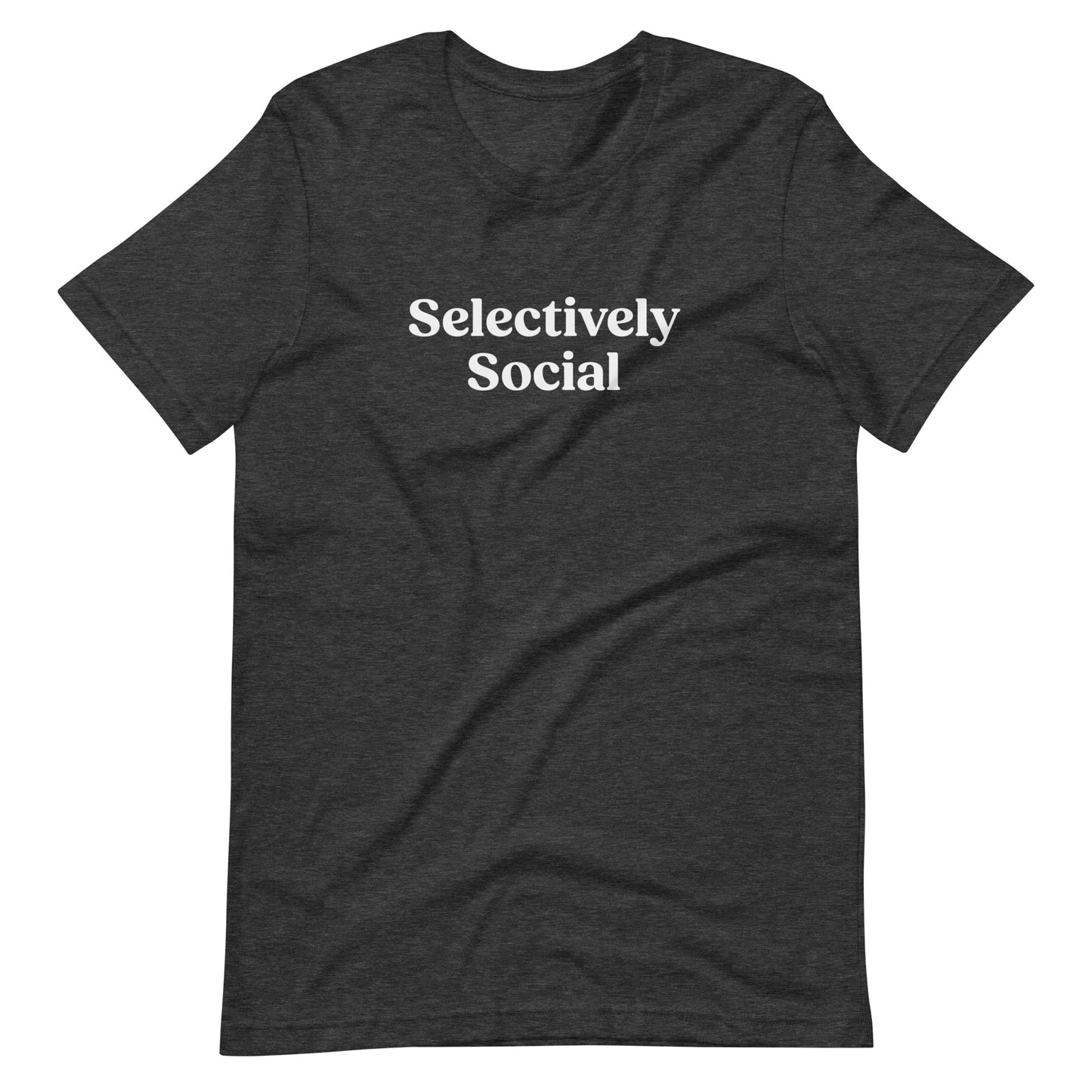 Selectively Social Unisex t-shirt