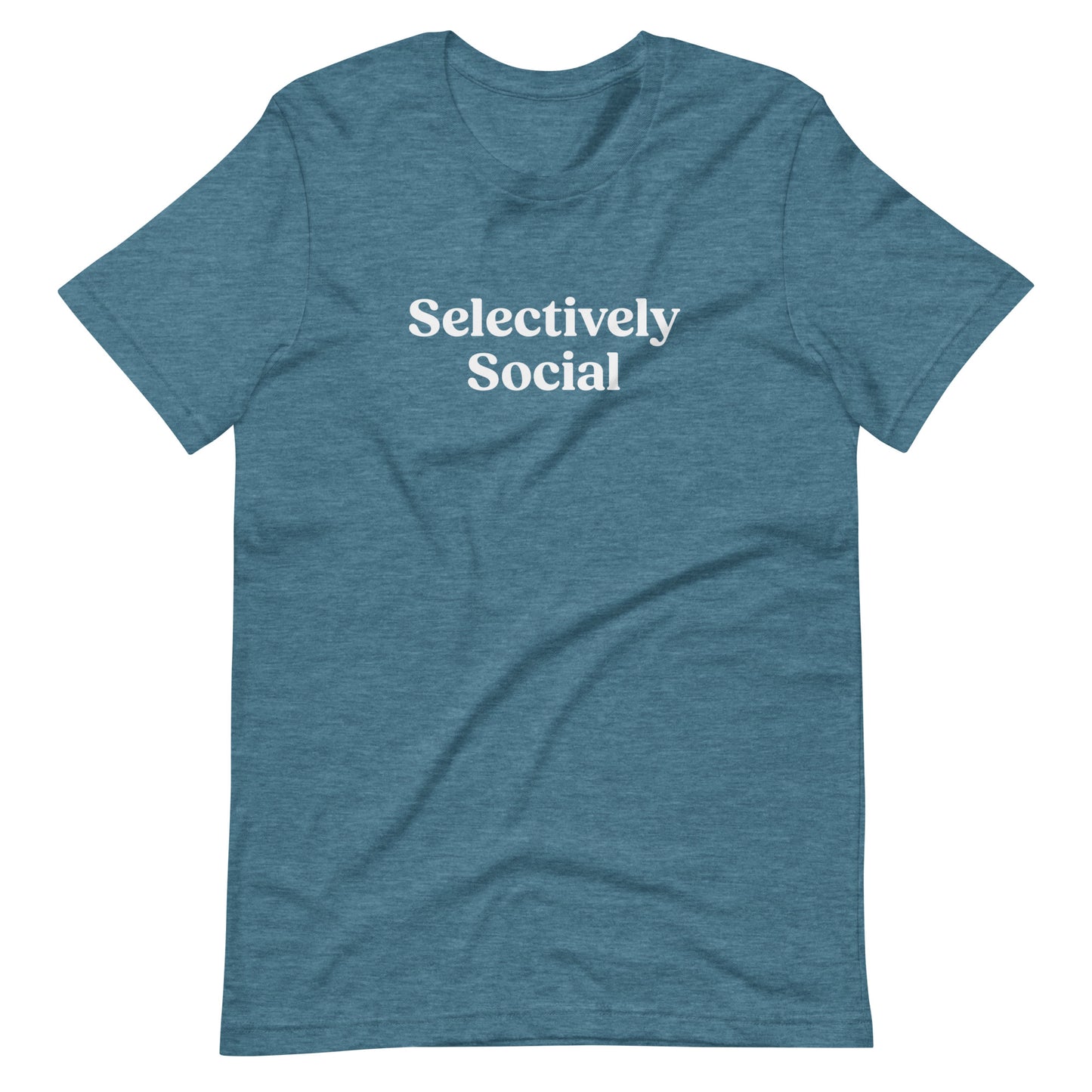 Selectively Social Unisex t-shirt