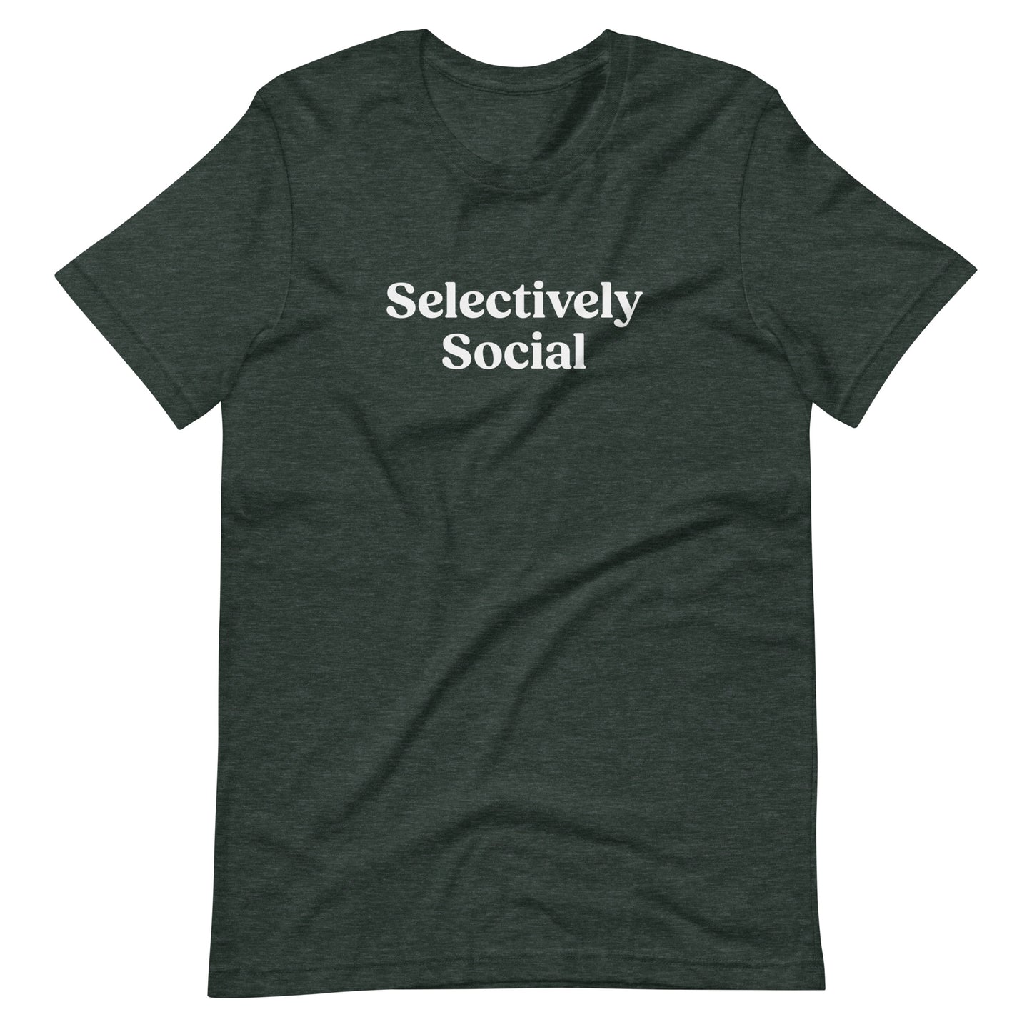 Selectively Social Unisex t-shirt