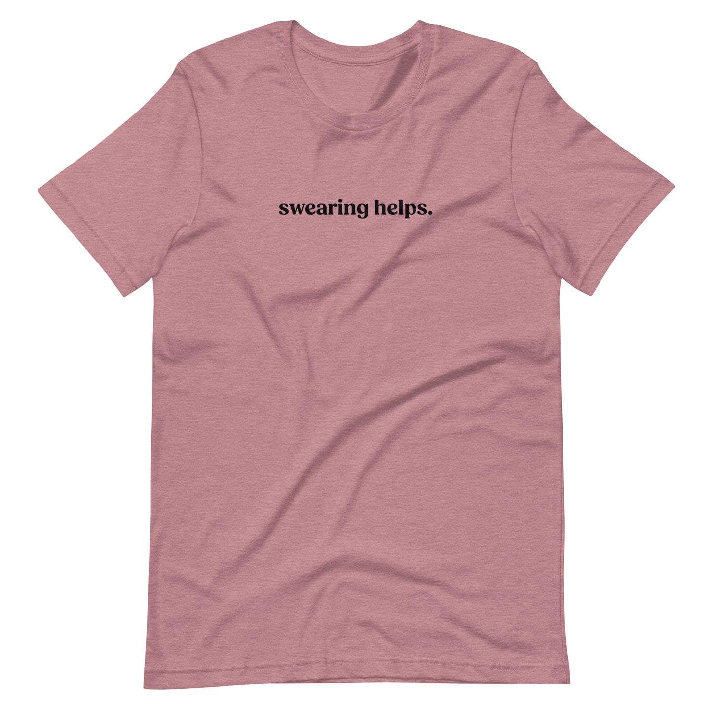 Swearing Helps Unisex t-shirt