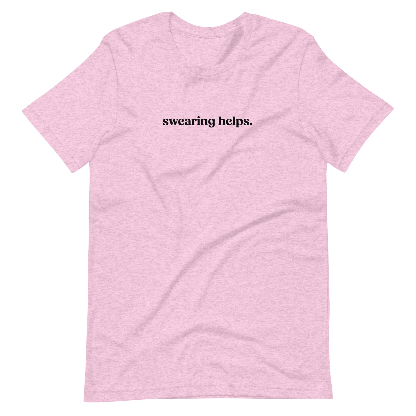 Swearing Helps Unisex t-shirt