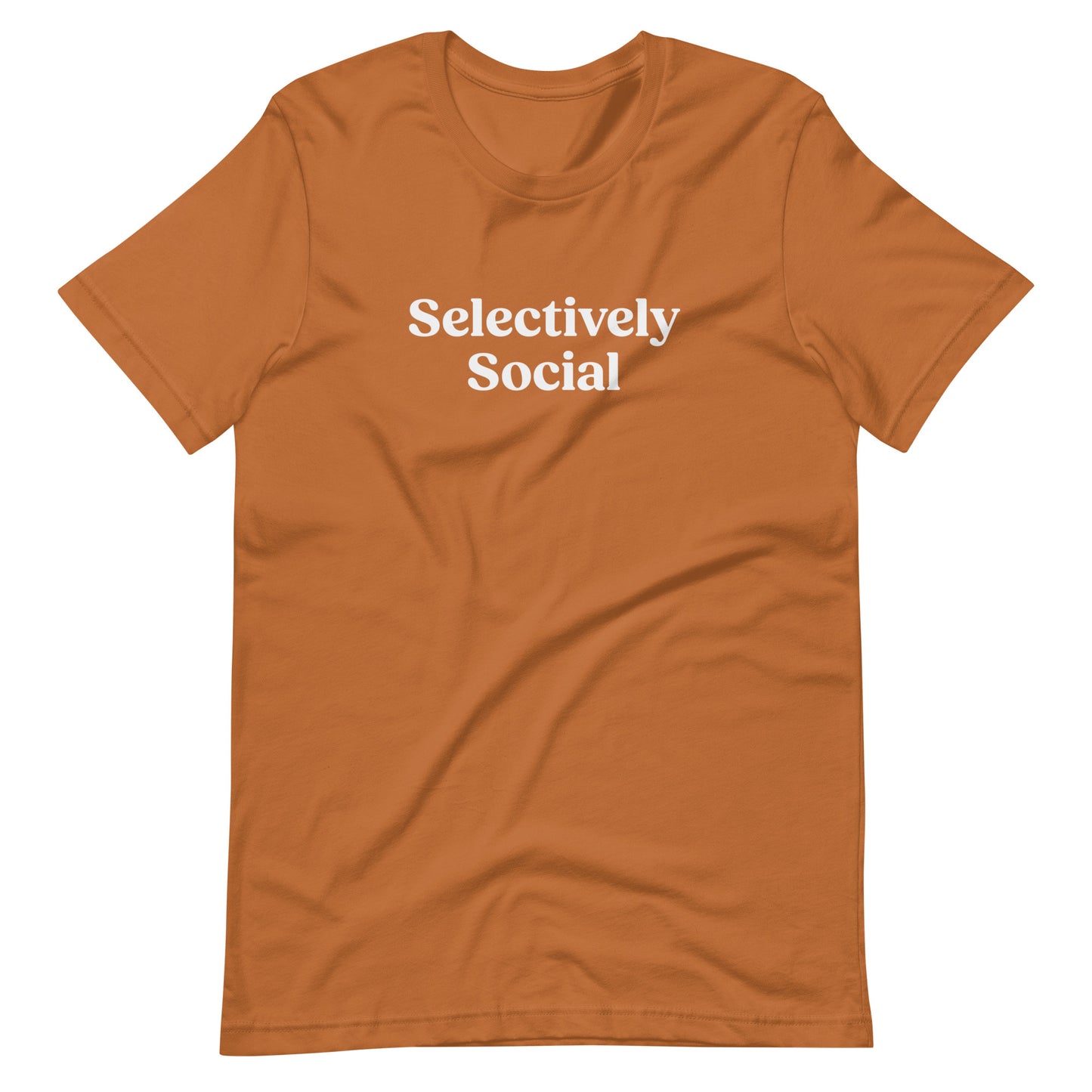 Selectively Social Unisex t-shirt