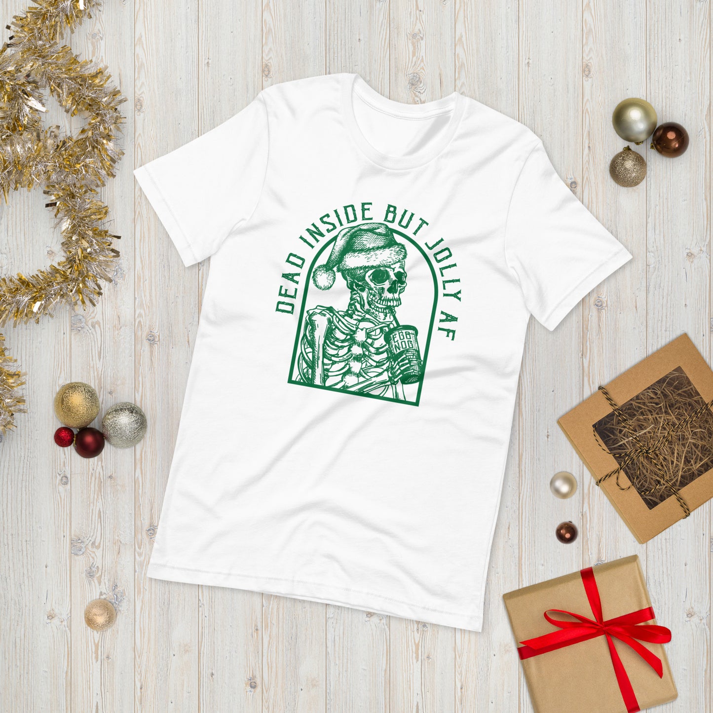 Dead Inside But Jolly AF Premium Cotton T-Shirt