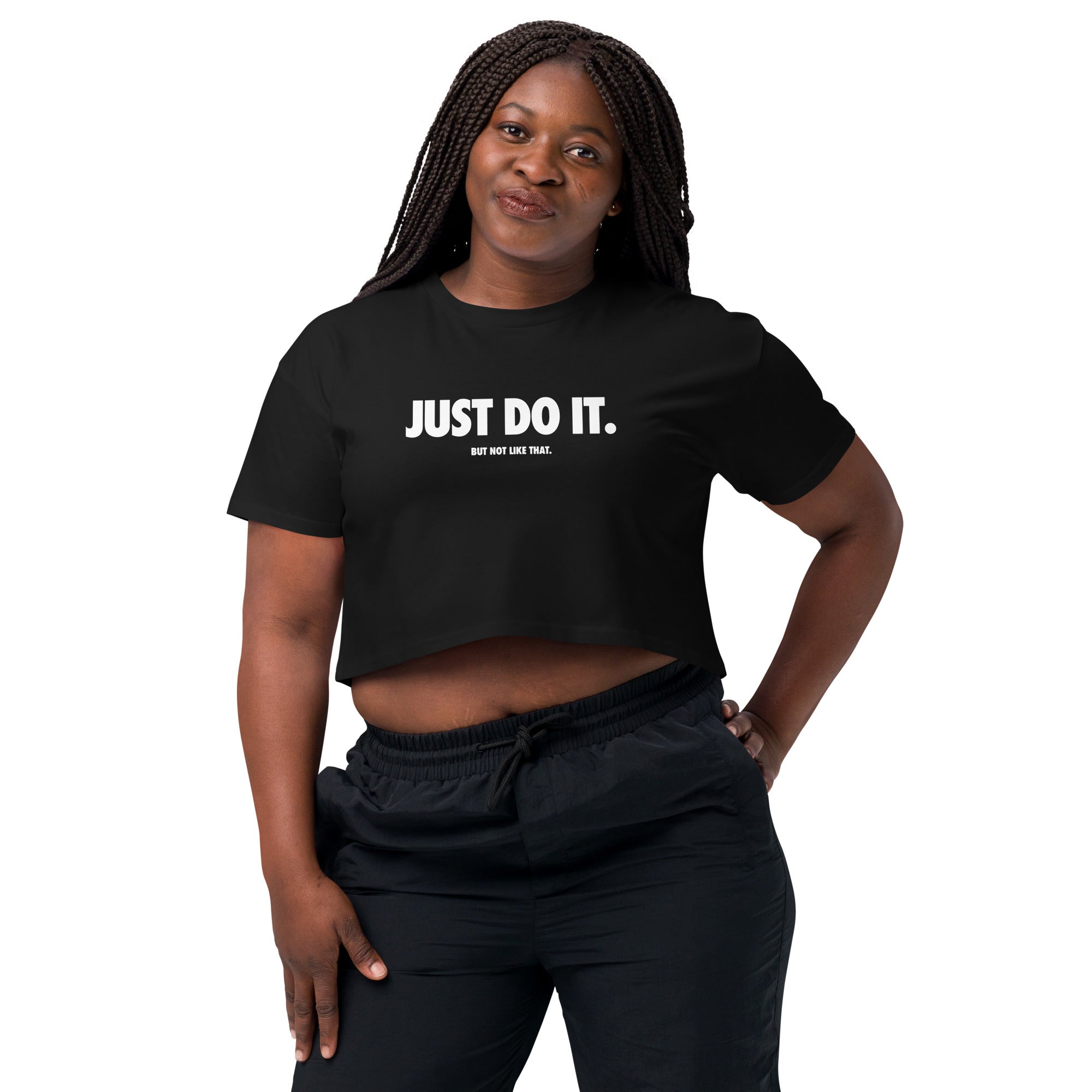 Just do it crop top best sale