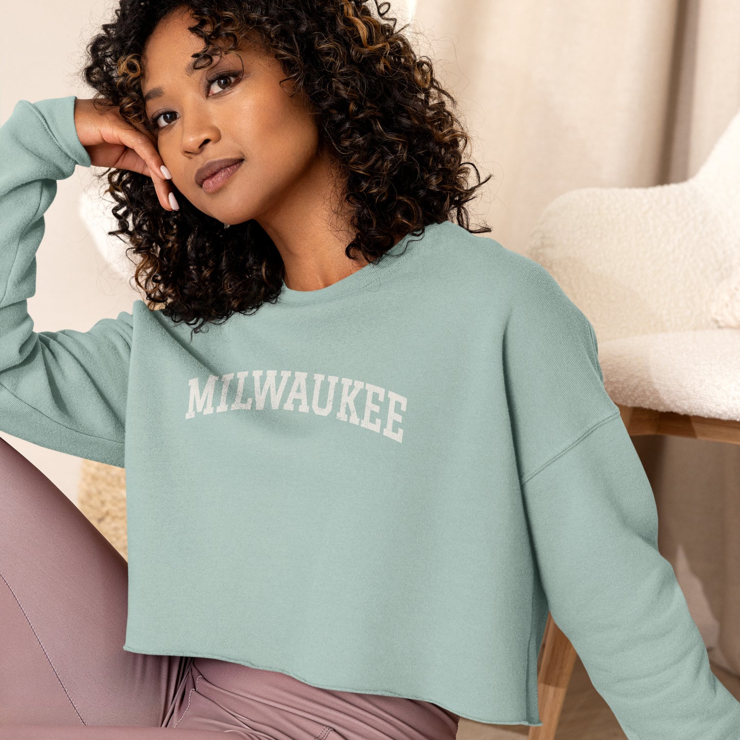 Milwaukee Crop Sweatshirt