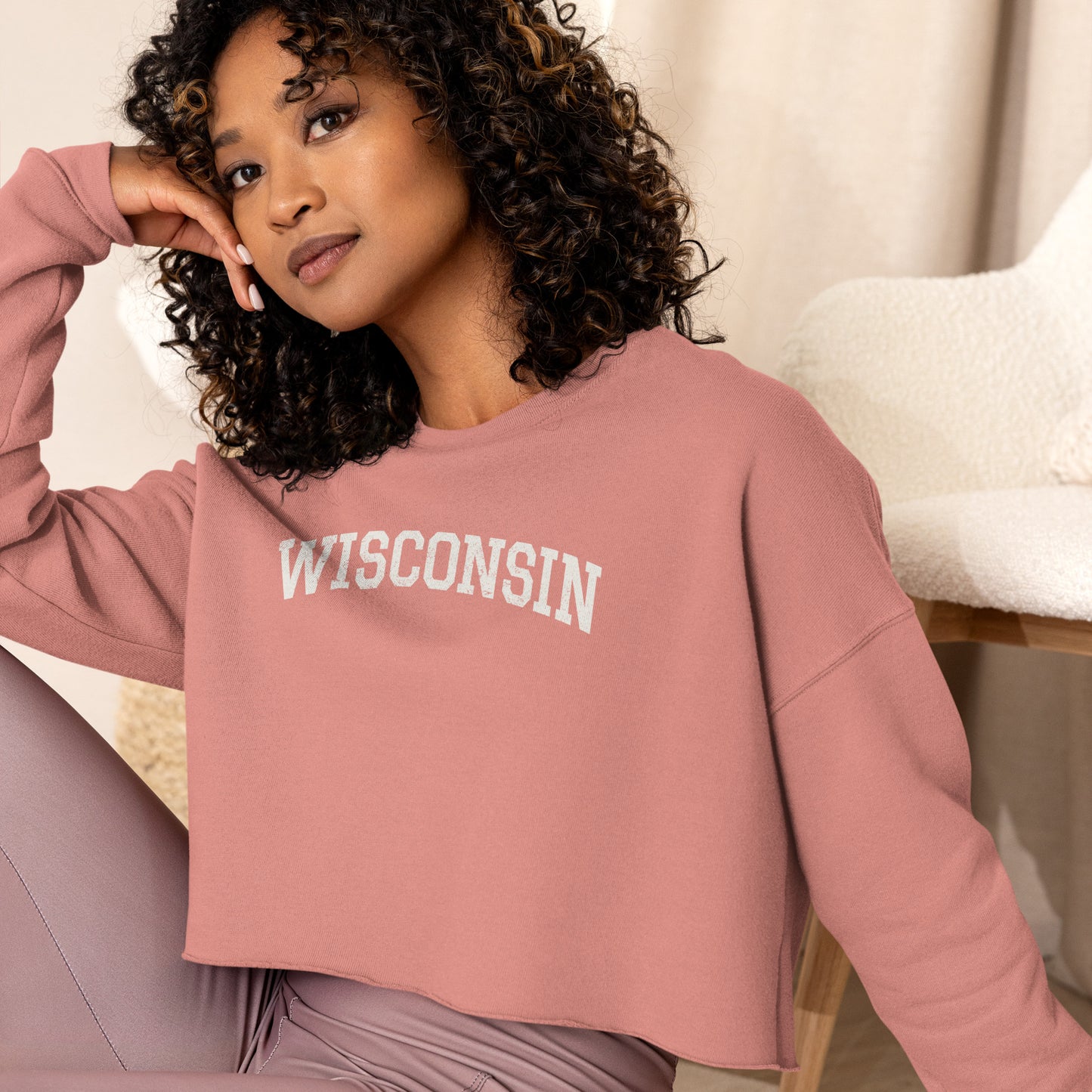 Wisconsin Crop Sweatshirt