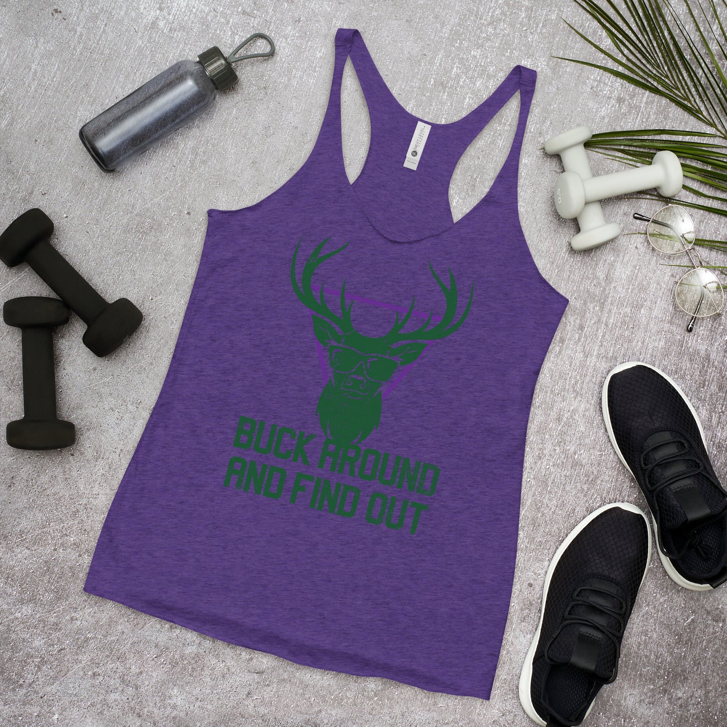 Buck Around Premium Women's Racer Back T-Top